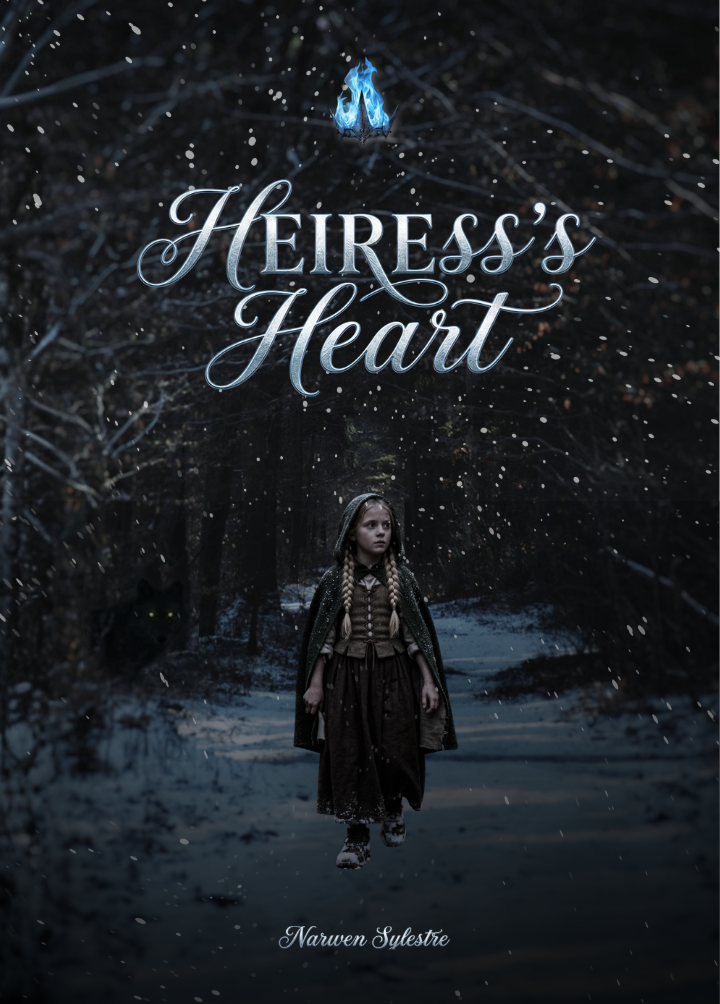 Couverture de Heiress's Heart conçue par Samantha Ghetta