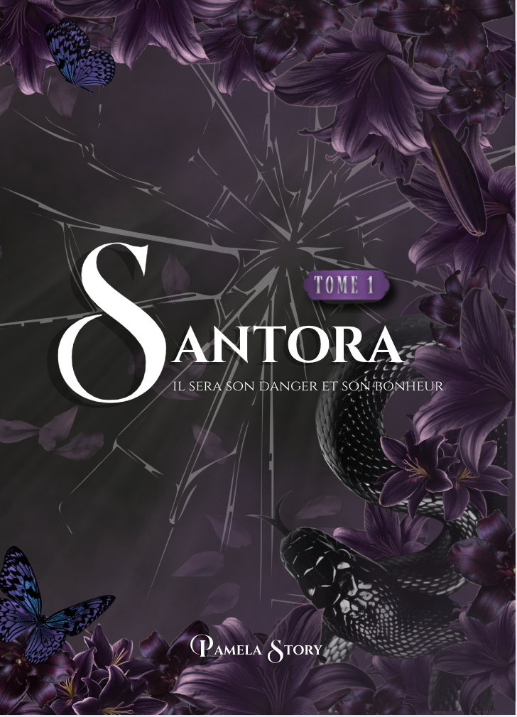 Couverture de Santora conçue par Samantha Ghetta